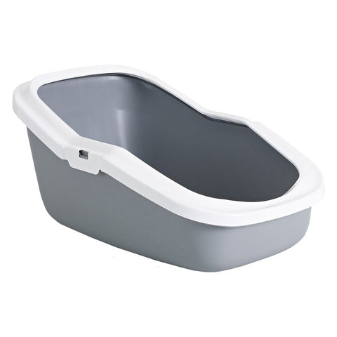 Savic Aseo Cat Litter Tray with High Edge - 56cm Pet Supplies