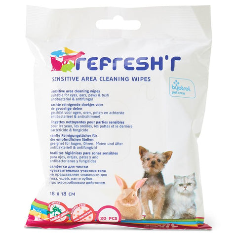 Savic Refresh'r Wipes Sensitive Pet Supplies