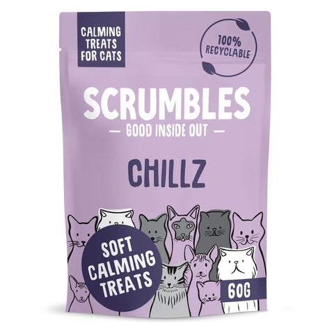 Scrumbles Chillz Calming Cat Treats Pet Supplies