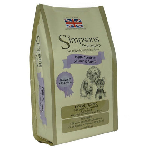 Simpsons Premium Sensitive Puppy - Salmon & Potato Pet Supplies
