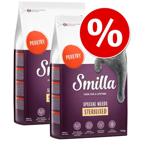 Smilla Dry Cat Food Economy Packs 2 x 10kg Pet Supplies