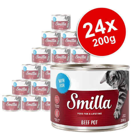 Smilla Tender Beef Saver Pack 24 x 200g Pet Supplies