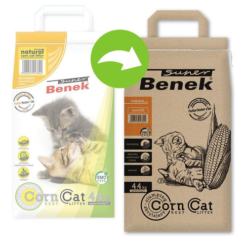 Super Benek Corn Cat Natural Clumping Litter Pet Supplies