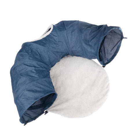 TIAKI Cat Tunnel with Plush Mat Pet Supplies