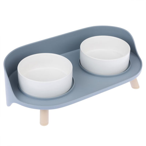 TIAKI Ceramic Bowl Duo Pet Supplies