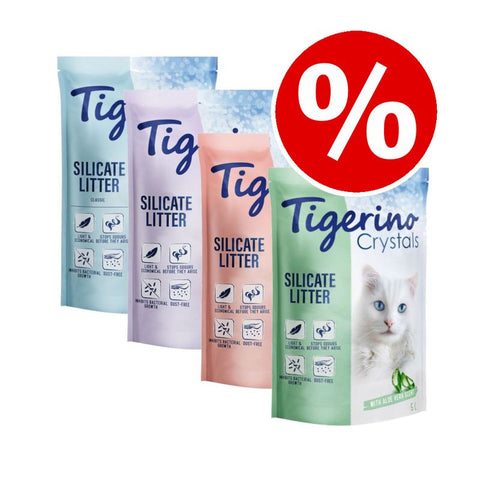 Tigerino Crystals Cat Litter Mixed Trial Pack Pet Supplies