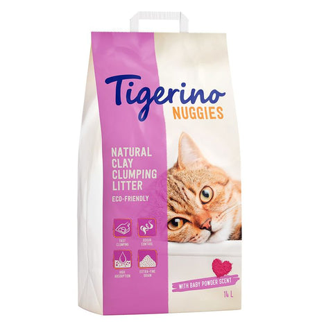 Tigerino Nuggies Cat Litter – Baby Powder Scent Pet Supplies