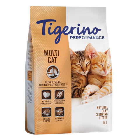 Tigerino Performance Multi-Cat Litter – Baby Powder Scent Pet Supplies