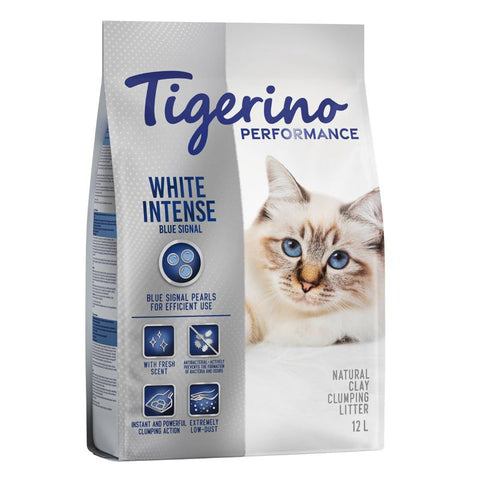 Tigerino Performance White Intense Blue Signal Cat Litter – Fresh Scent Pet Supplies