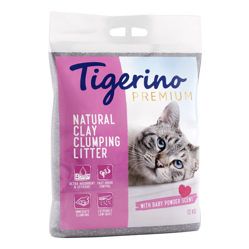 Tigerino Premium Cat Litter - Babypowder Scented Pet Supplies