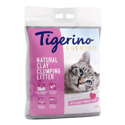 Tigerino Premium Cat Litter - Babypowder Scented Pet Supplies