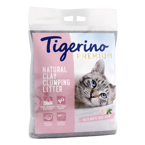 Tigerino Premium Cat Litter – White Rose Scented Pet Supplies
