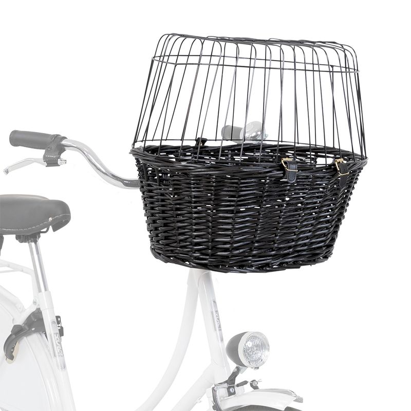 Trixie Black Bicycle Basket Pet Supplies