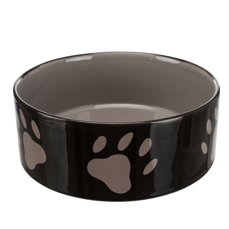 Trixie Ceramic Bowl with Paw Prints Pet Supplies