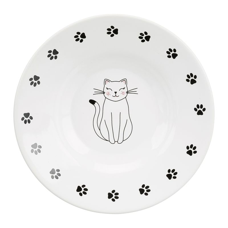 Trixie Ceramic Cat Dish for Short-Nosed Breeds Pet Supplies