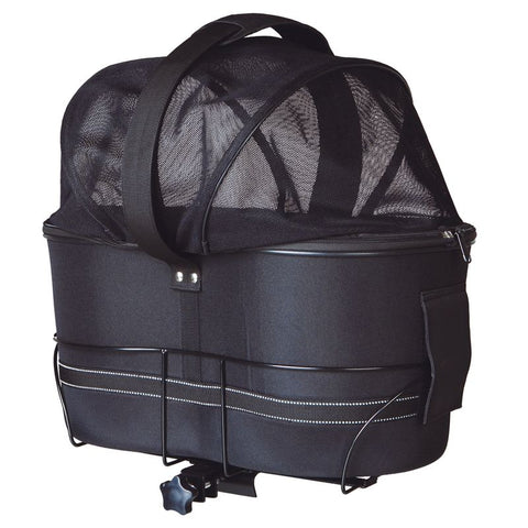 Trixie Friends on Tour Black Bicycle Bag Pet Supplies