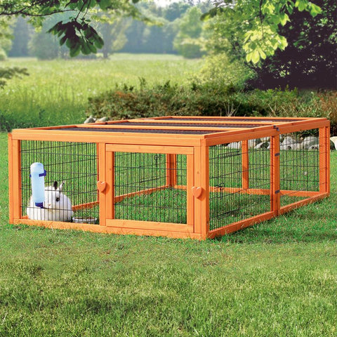 Trixie Natura Outdoor Run with Roof - Rectangle Pet Supplies