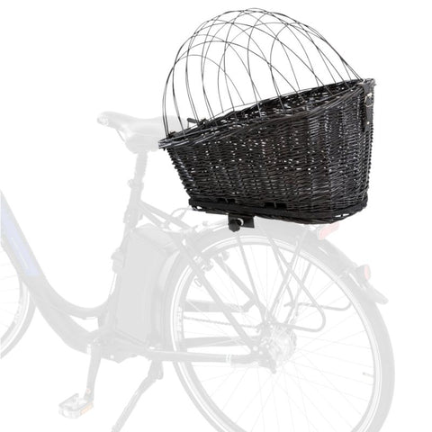 Trixie Rear-Mounted Black Bicycle Basket Pet Supplies