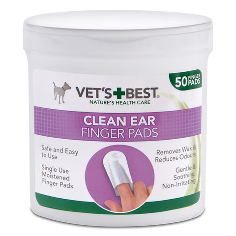 Vet’s Best® Clean Ear Finger Pads Pet Supplies