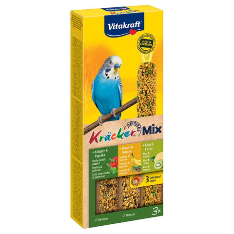 Vitakraft Budgies Crackers Trio-Mix Pet Supplies