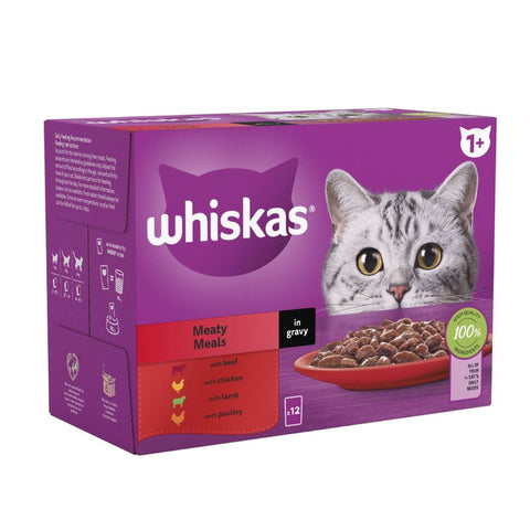Whiskas 1+ Meaty Meals in Gravy Pet Supplies
