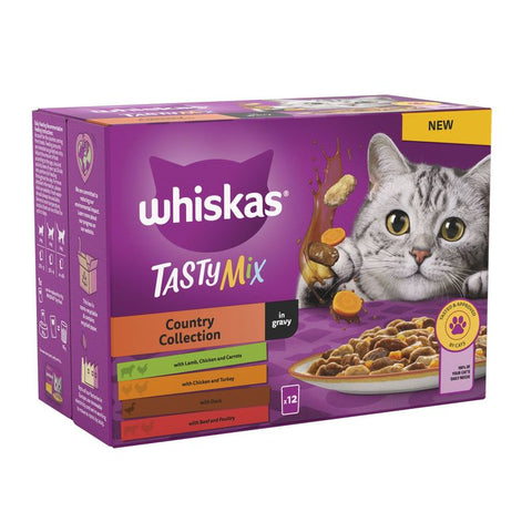 Whiskas 1+ Tasty Mix Country Collection in Gravy Pet Supplies