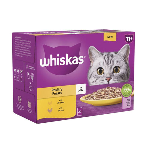 Whiskas 11+ Senior Pouches in Jelly Pet Supplies
