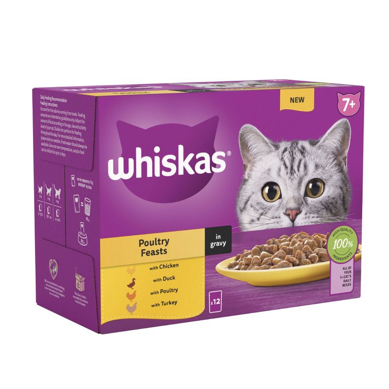 Whiskas 7+ Senior Pouches in Gravy Pet Supplies