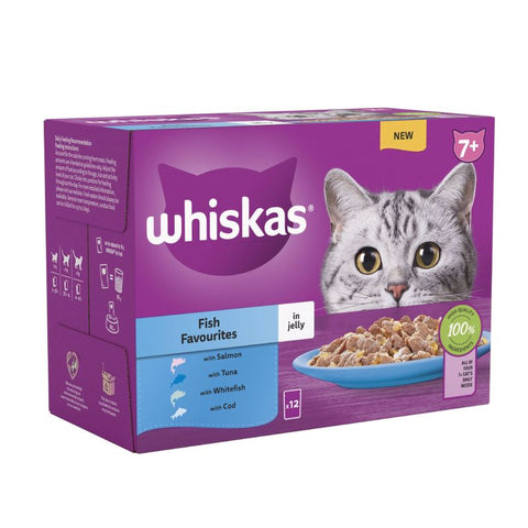 Whiskas 7+ Senior Pouches in Jelly Pet Supplies