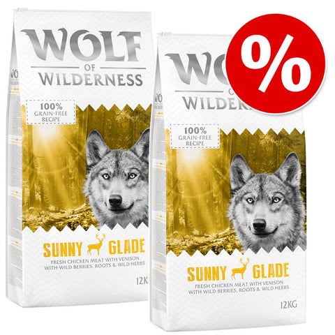 Wolf of Wilderness Economy Pack 2 x 12kg Pet Supplies