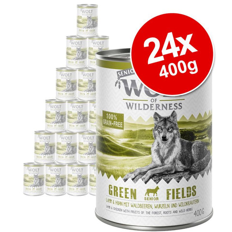 Wolf of Wilderness Senior Saver Pack 24 x 400g Pet Supplies