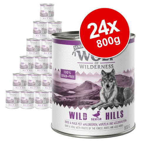 Wolf of Wilderness Senior Saver Pack 24 x 800g Pet Supplies