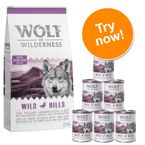 Wolf of Wilderness Trial Pack: Dry & Wet Food Pet Supplies