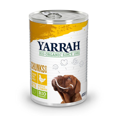 Yarrah Organic Chicken Chunks with Organic Nettle & Organic Tomato in Sauce Pet Supplies