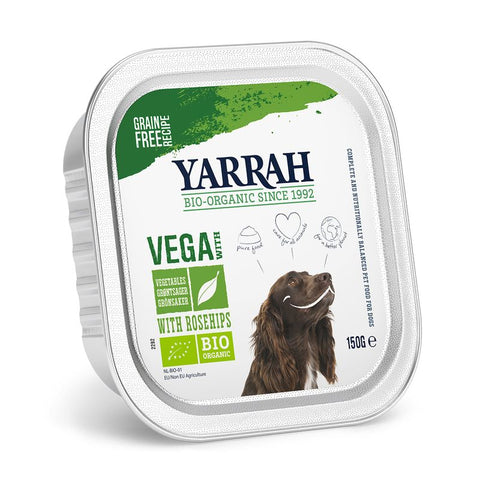 Yarrah Organic Vegetarian Chunks with Organic Rosehip Pet Supplies