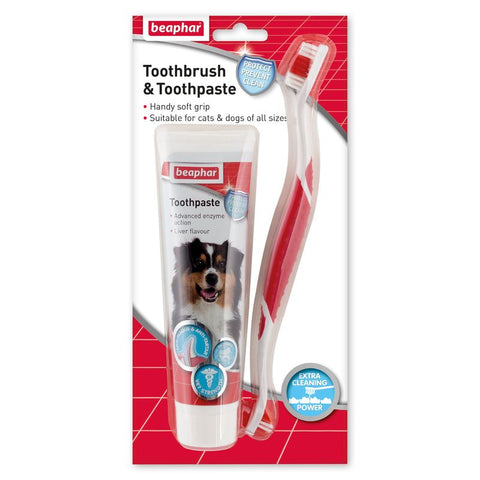 beaphar Toothbrush & Toothpaste Pet Supplies