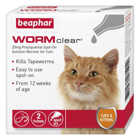 beaphar WORMclear® Spot-On Solution for Cats Pet Supplies