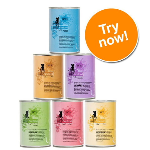 catz finefood Mixed Trial Pack Cans 6 x 400g Pet Supplies