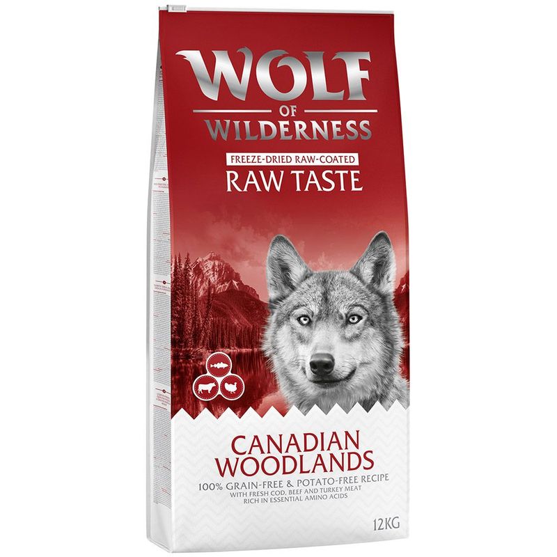 Wolf of Wilderness "Canadian Woodlands" with Beef, Cod & Turkey - Grain Free || Wolf of Wilderness || view 1